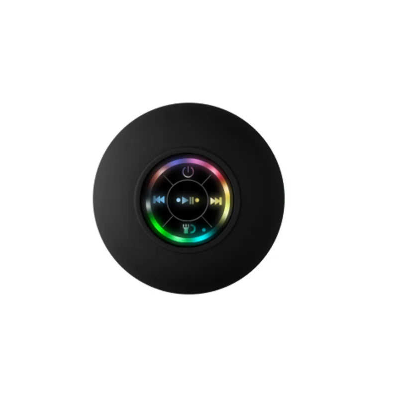 Portable Waterproof Bluetooth Speaker with LED Lights 3D Surround Stereo Subwoofer