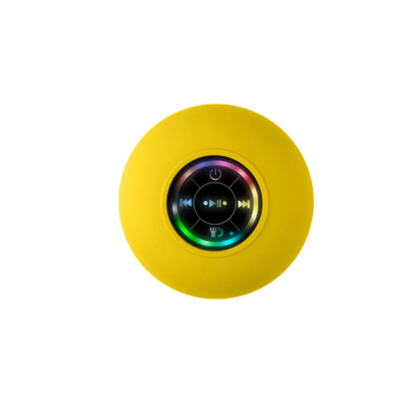 Portable Waterproof Bluetooth Speaker with LED Lights 3D Surround Stereo Subwoofer