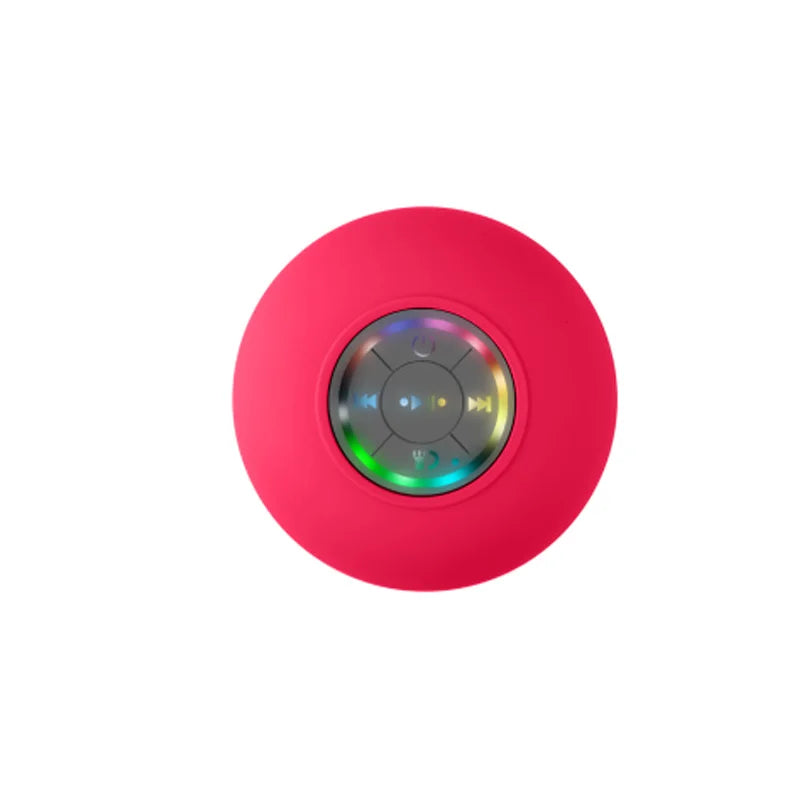 Portable Waterproof Bluetooth Speaker with LED Lights 3D Surround Stereo Subwoofer