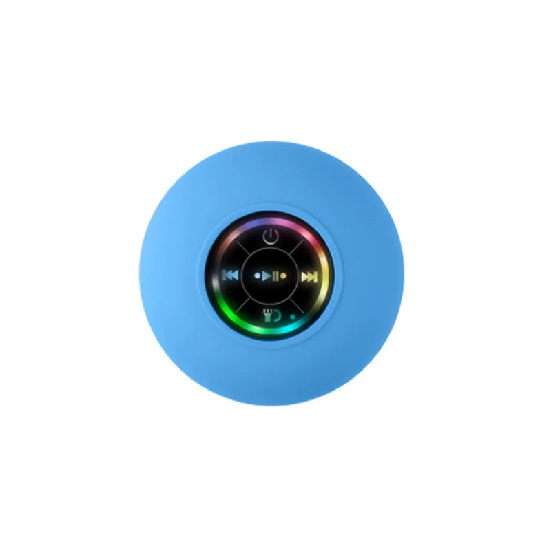 Portable Waterproof Bluetooth Speaker with LED Lights 3D Surround Stereo Subwoofer